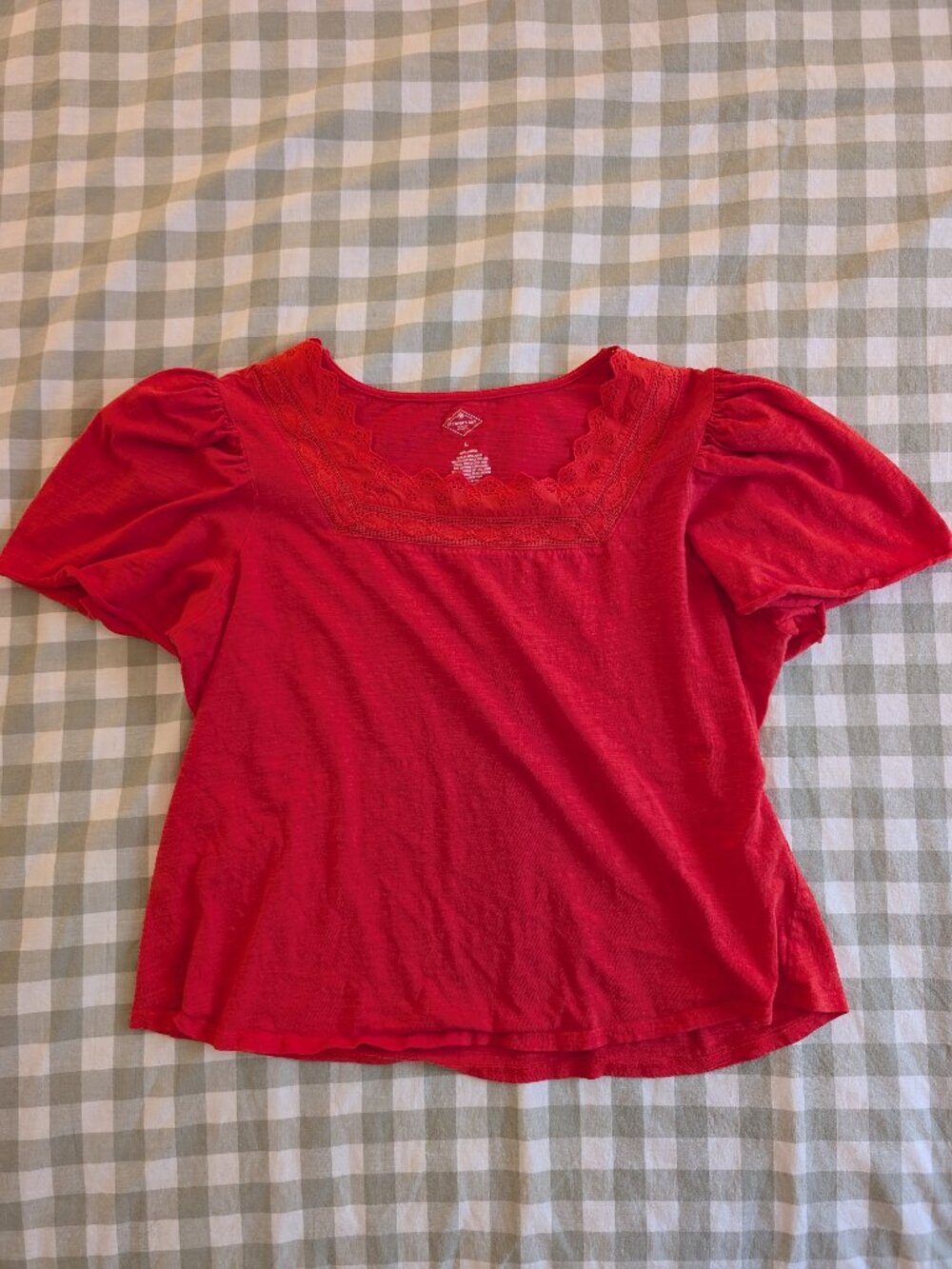St. John's Bay Flutter Sleeve Shirt